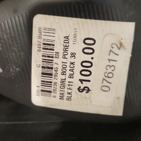 Studded peep toe boots heeled boots - Picture 5 of 5